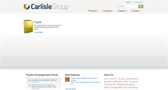 Desktop Screenshot of carlislegroup.com